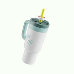 META - Tumbler with Handle 1200 ml  - White Spearmint - 150000236