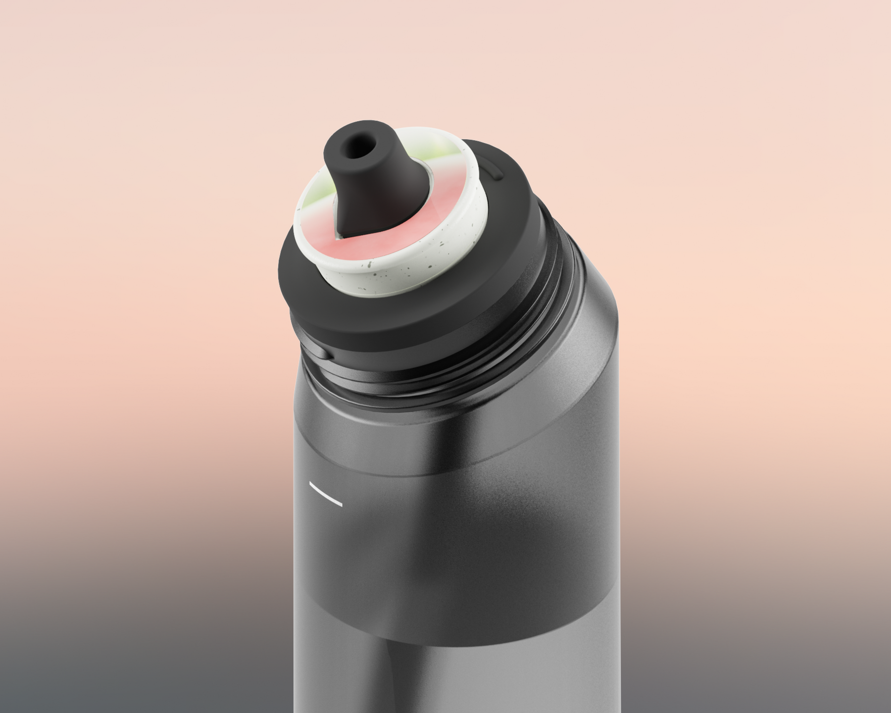 air up® Twist Flasche - 650 ml Charcoal Grey